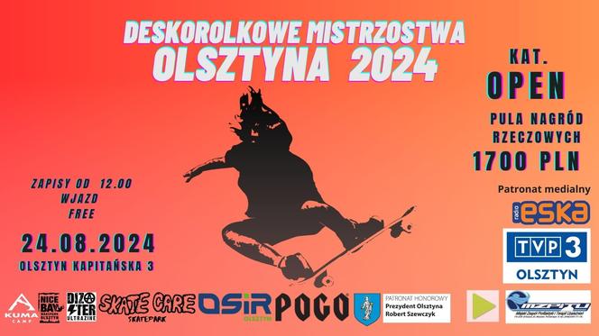 Deskorolkowe mistrzostwa Olsztyna 2024. wielki finał w weekend!