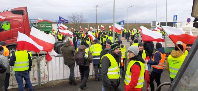 Protest rolników w Medyce 20.02.2024