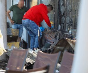 Pożar restauracji w Ostródzie. Sandacza jadł tu niedawno Karol Nawrocki