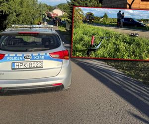 Nastolatka przewróciła się na hulajnodze. Dziecko do szpitala musiał zabrać helikopter