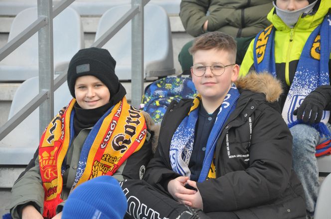 Korona Kielce - Motor Lublin. Kibice na Exbud Arenie