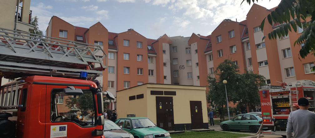 Tragiczny pożar na ul. Boboli w Białymstoku. Nie żyje mężczyzna