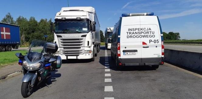 Kierowcy ciężarówek ukarani za wyprzedzanie na autostradzie A4