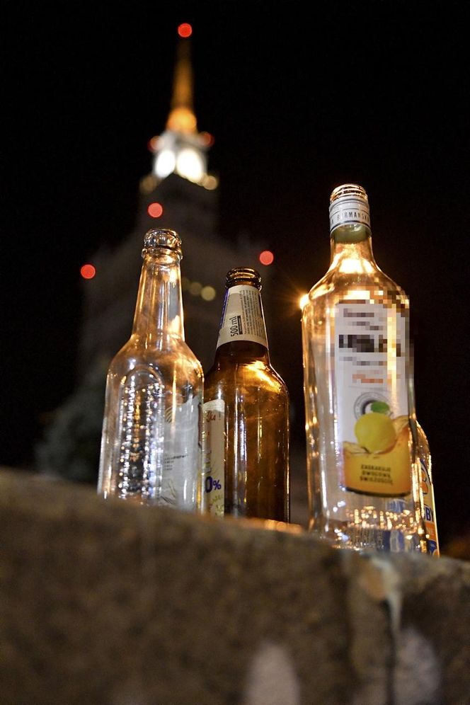 alkohol nocą w Warszawie
