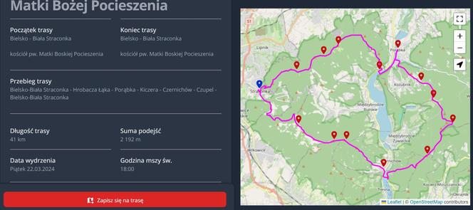 Ekstremalna Droga Krzyżowa w Bielsku-Białej Matki Bożej Pocieszenia