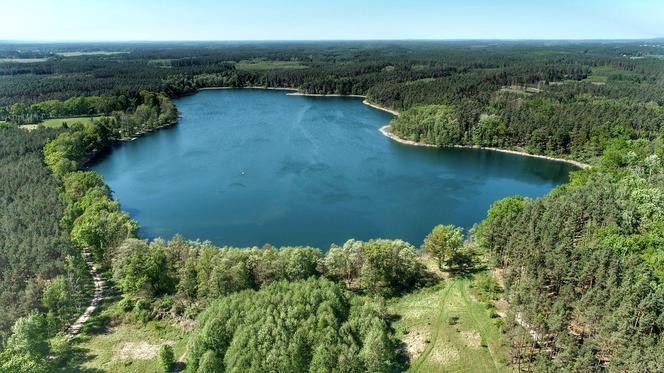Jezioro Stobno niedaleko Pszczewa