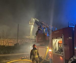 Warszawa. Pożar hali przy ul. Modlińskiej 16