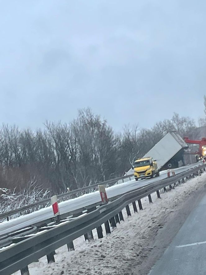 Wypadek na S1 w Sosnowcu