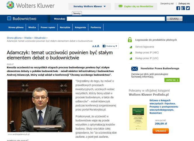 "Chcemy uczciwego budownictwa" - konferencja serwisu Muratorplus.pl