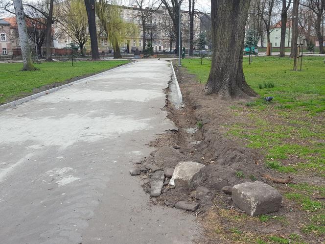 Zmiany w Parku Kościuszki w Lesznie