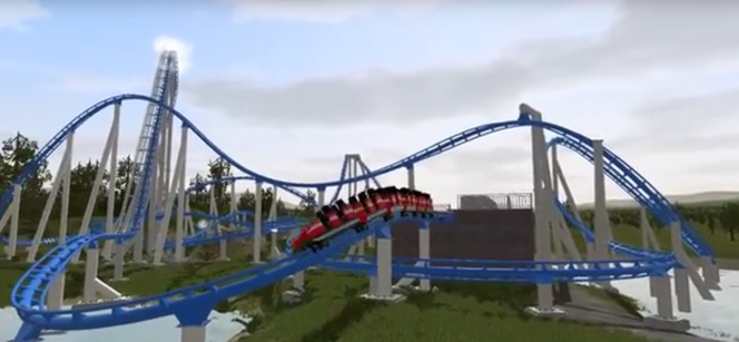 Rollercoaster w Śląskim Wesołym Miasteczku