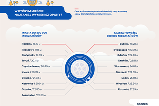 Ranking miast przyjaznych kierowcom - infografiki