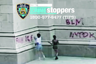 Pobazgrały kosciół sprayem