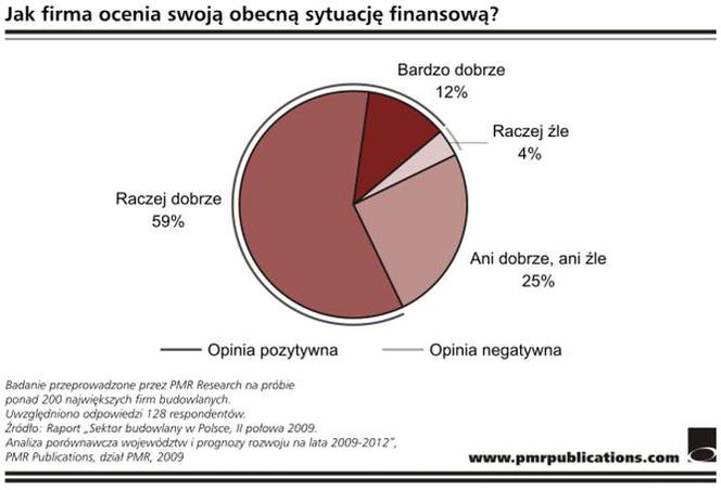 Jak firma ocenia swoją obecną sytuację finansową?