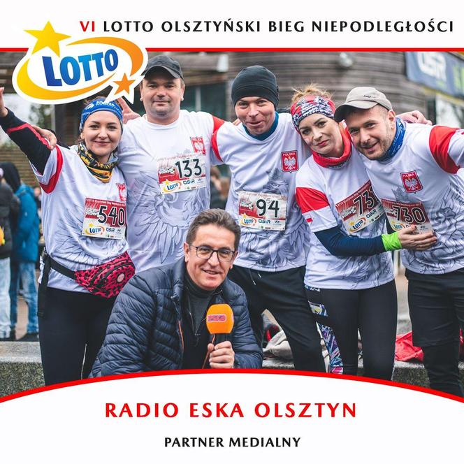 Olsztyński Bieg Niepodległości - Partner Radio Eska 