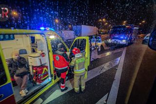 Pruszków: Poranny karambol na A2. 8 osób w szpitalu