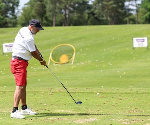 Michał Probierz na polu golfowym
