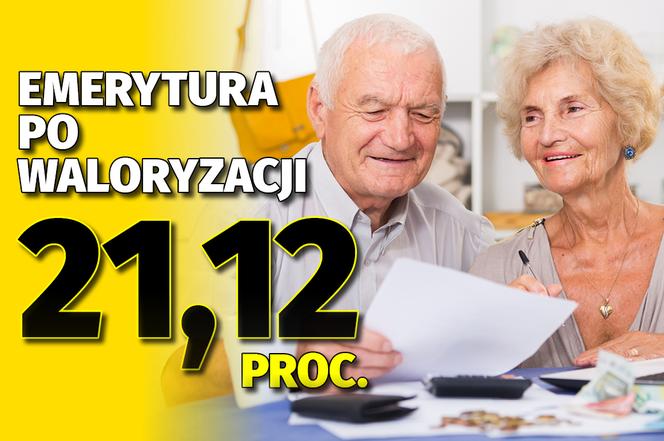  waloryzacja 21,12 
