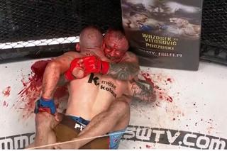 Morze krwi na KSW! Janikowski obił bez litości Romanowskiego, mocne sceny!