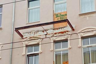 Mieszkańcy kamienicy przy ul. Jagiellońskiej w Szczecinie stracili balkony