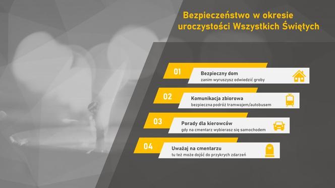 Wszystkich Świętych. Bezpieczeństwo na drogach. Policja przygotowała porady