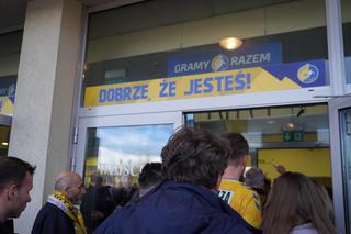 Kibice na meczu Industria Kielce - GOG Godme w Hali Legionów