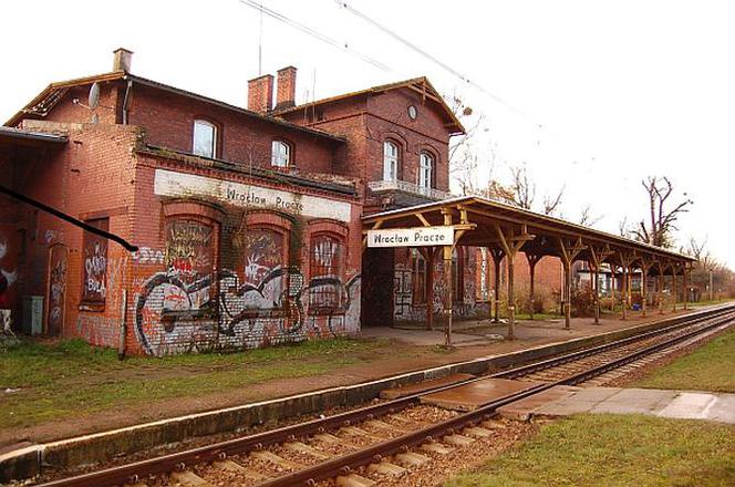 Wrocław Pracze – stacja Wrocław Pracze została wybudowana w latach 70. XIX wieku