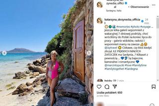  Katarzyna Skrzynecka w seksownym kostiumie na włoskich plażach