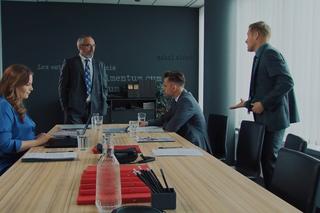 M jak miłość odc. 1677: Anita (Melania Grzesiewicz), Kamil (Marcin Bosak), Adam Werner (Jacek Kopczyński), Piotrek (Marcin Mroczek)