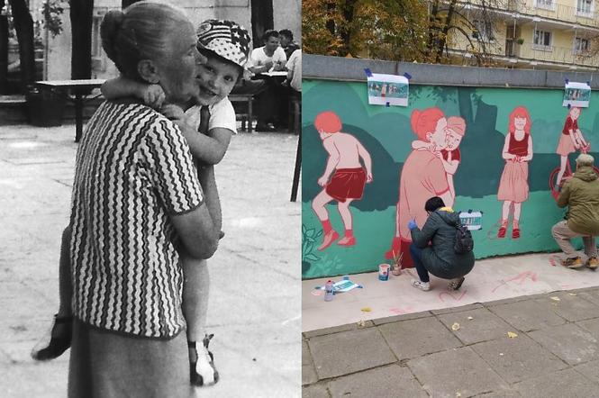 Dzieci Muranowa - wyjątkowy mural, który powstał na podstawie archiwalnych zdjęć!