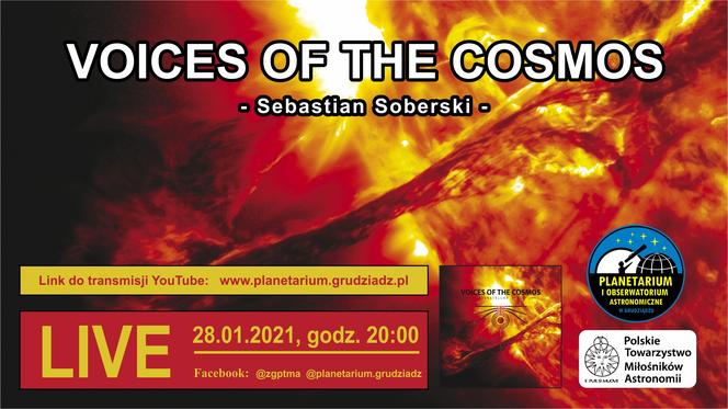 Kosmiczny koncert Voices Of The Cosmos w Grudziądzu. Transmisja online prosto z Planetarium