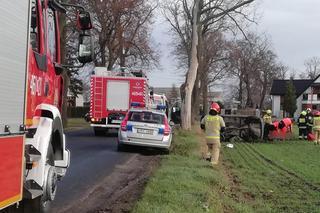 Tragiczny wypadek pod Kruszwicą. Syn prowadził auto, jego tata nie żyje