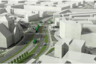 Jak będzie wyglądać dalszy ciąg trasy na Naramowice? 