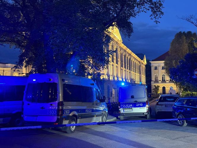 Atak na terenie kampusu UW (7.05.2025)