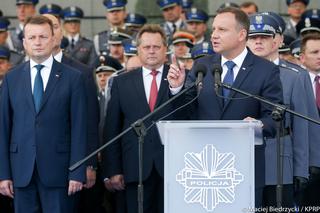 PREZYDENT ANDRZEJ DUDA NA ŚWIĘCIE POLICJI.