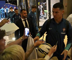 Portugalczycy w Warszawie. Ronaldo z kolegami przed meczem z Polską