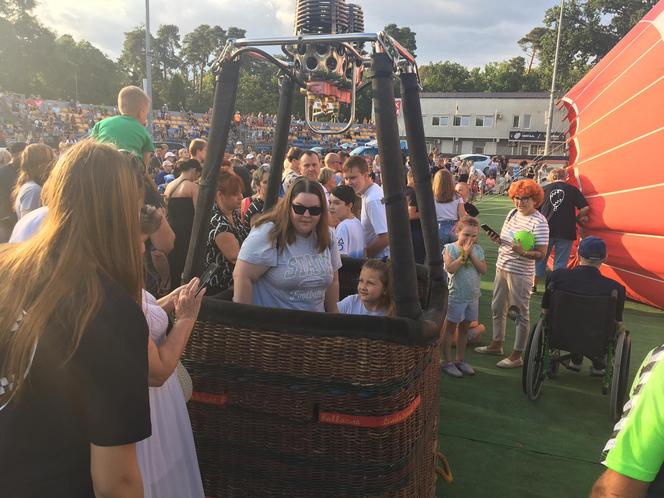 Fiesta balonowa na stadionie GKM-u Grudziądz