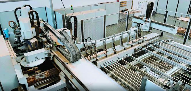 Automatyzacja produkcji – linia produkcyjna do obróbki profili drewnianych
