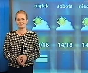 Elżbieta Sommer prezentuje prognozę pogody