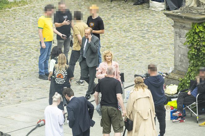 Gwiazdy na planie serialu "Klara"