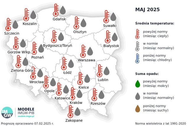 Wiemy, jaka będzie wiosna 2025