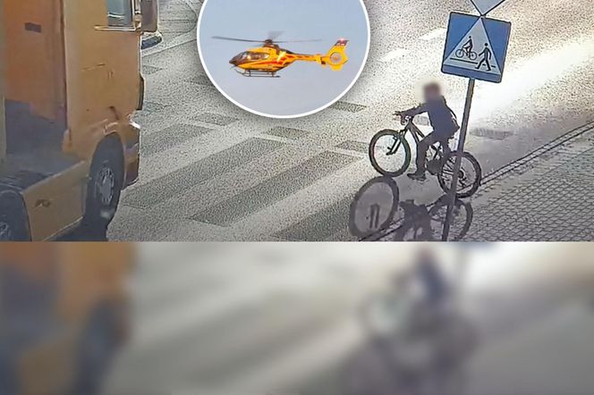  Wyszków. Wypadek na przejściu. 8-latek potrącony przez ciężarówkę [ZDJĘCIA].