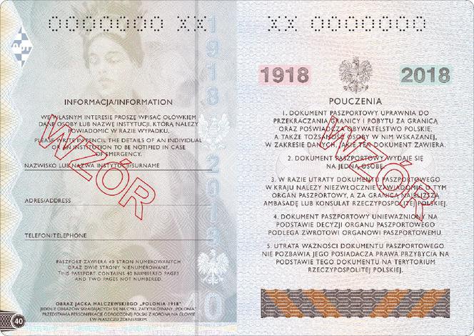 Nowy wzór paszportu