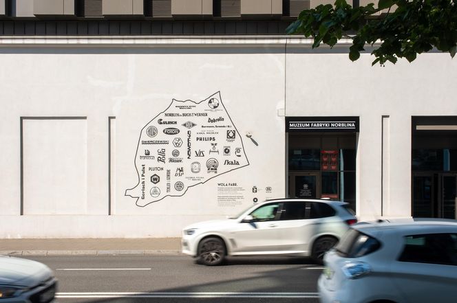 Nowy mural na terenie Fabryki Norblina. Upamiętnia przemysłowe korzenie dzielnicy