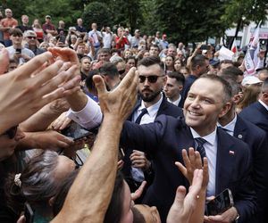 Karol Nawrocki w Kolbuszowej. Zmiany w podatkach dla rodzin 