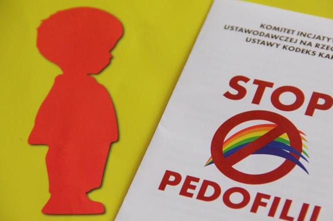 Ulotka informacyjna akcji Stop pedofilii