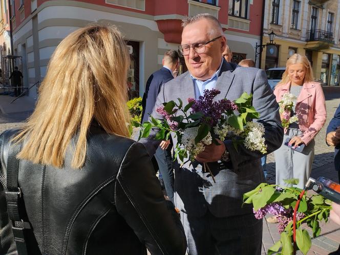 Konferencja Henryka Łabędzia, kandydata Prawa i Sprawiedliwości na prezydenta Tarnowa