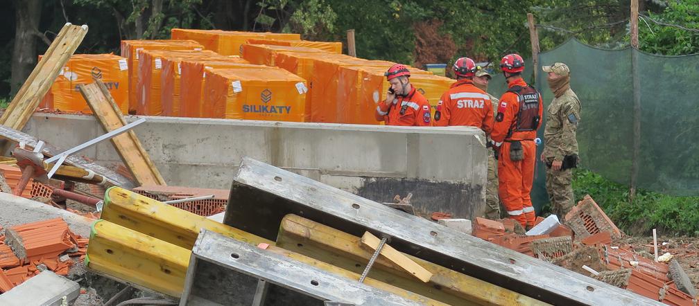 Katastrofa budowlana w Bielsku.