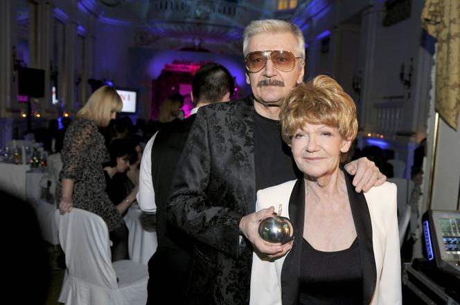 Maria Czubaszek i jej mąż Wojciech Karolak