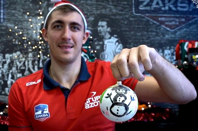 Siatkówka, bombka, Łukasz Kaczmarek, Zaksa Kędzierzyn